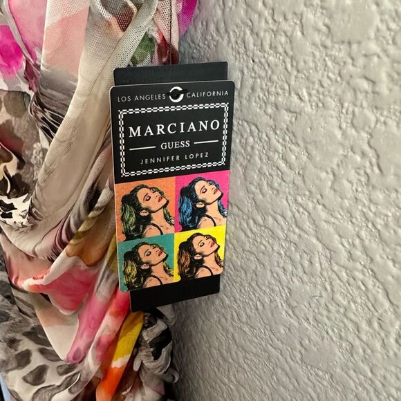 Guess by Marciano x Jennifer Lopez Ruched Midi Dress - XS - NWT - Picture 4 of 16